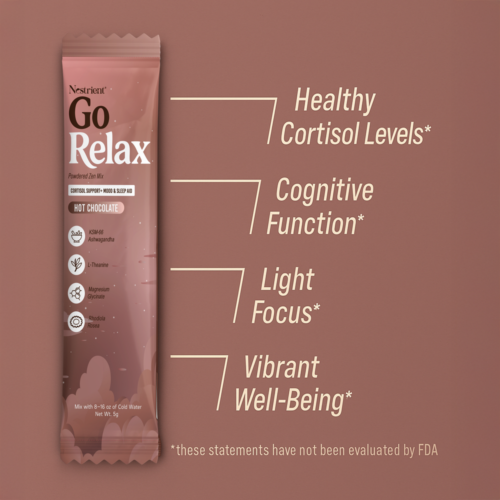Vitamate GoRelax Powdered Zen Mix hot chocolate