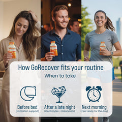 Nestrient GoRecover Liver Detox, Hangover Relief Gel Sachet with Electrolyte, Milk thistle – Blood Orange & Ginger Flavor