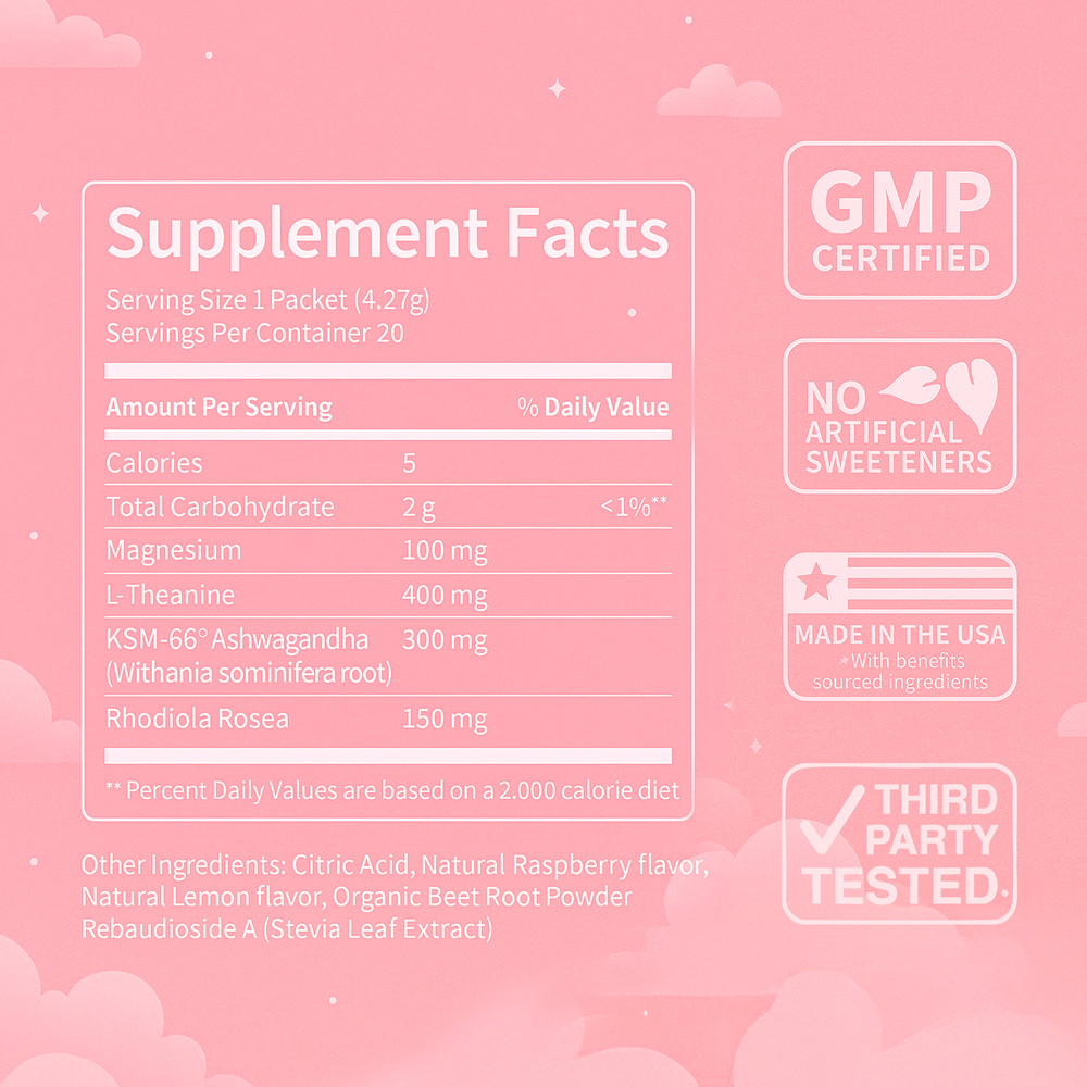 Vitamale GoRelax raspberry and lemon