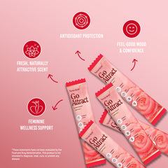 Nestrient GoAttract Feminine Balance Glow Drink Mix with Probiotics & Rose Extract – Berry Rose Flavor