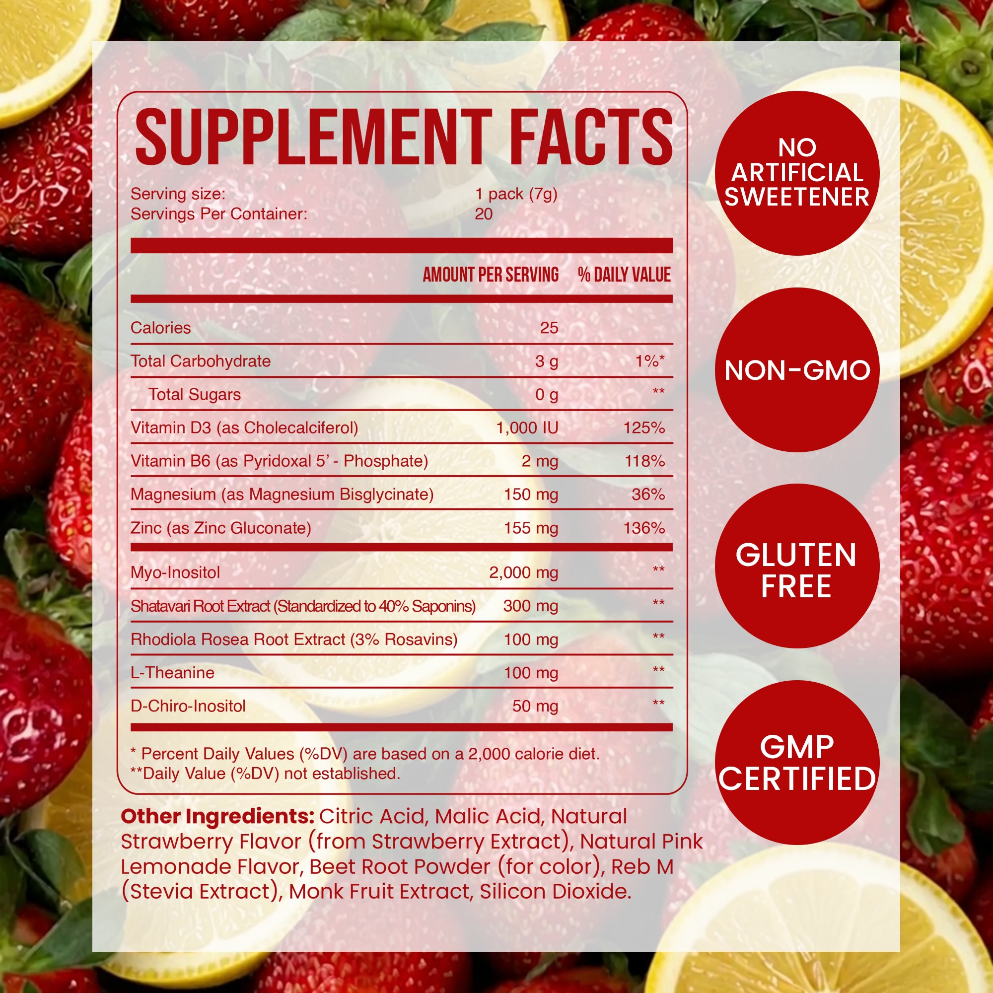 Nestrient GoBalance hormonal support drink mix with 40:1 powder in a clear container, showing the product label and packaging.