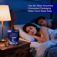 GoSleep Melatonin Free, Sleep Gummies, Acai Berry Flavor