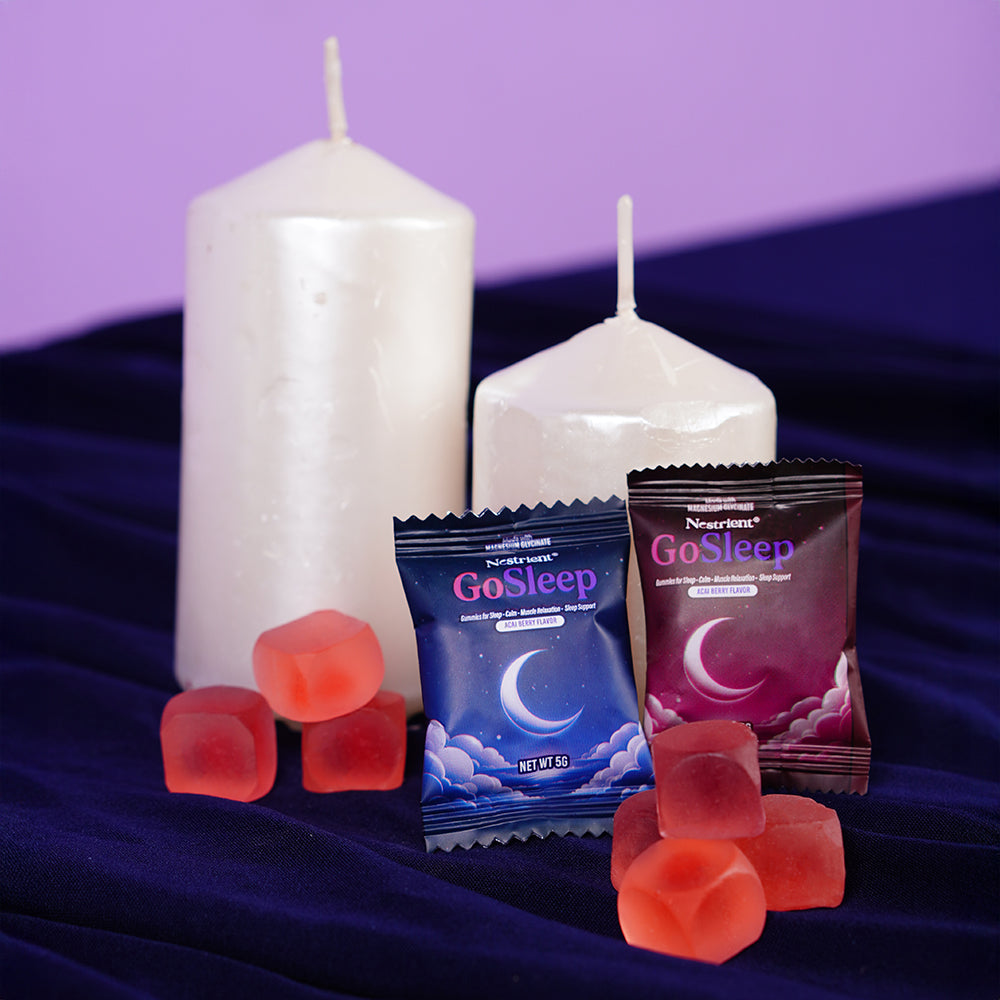GoSleep Melatonin Free, Sleep Gummies, Acai Berry Flavor
