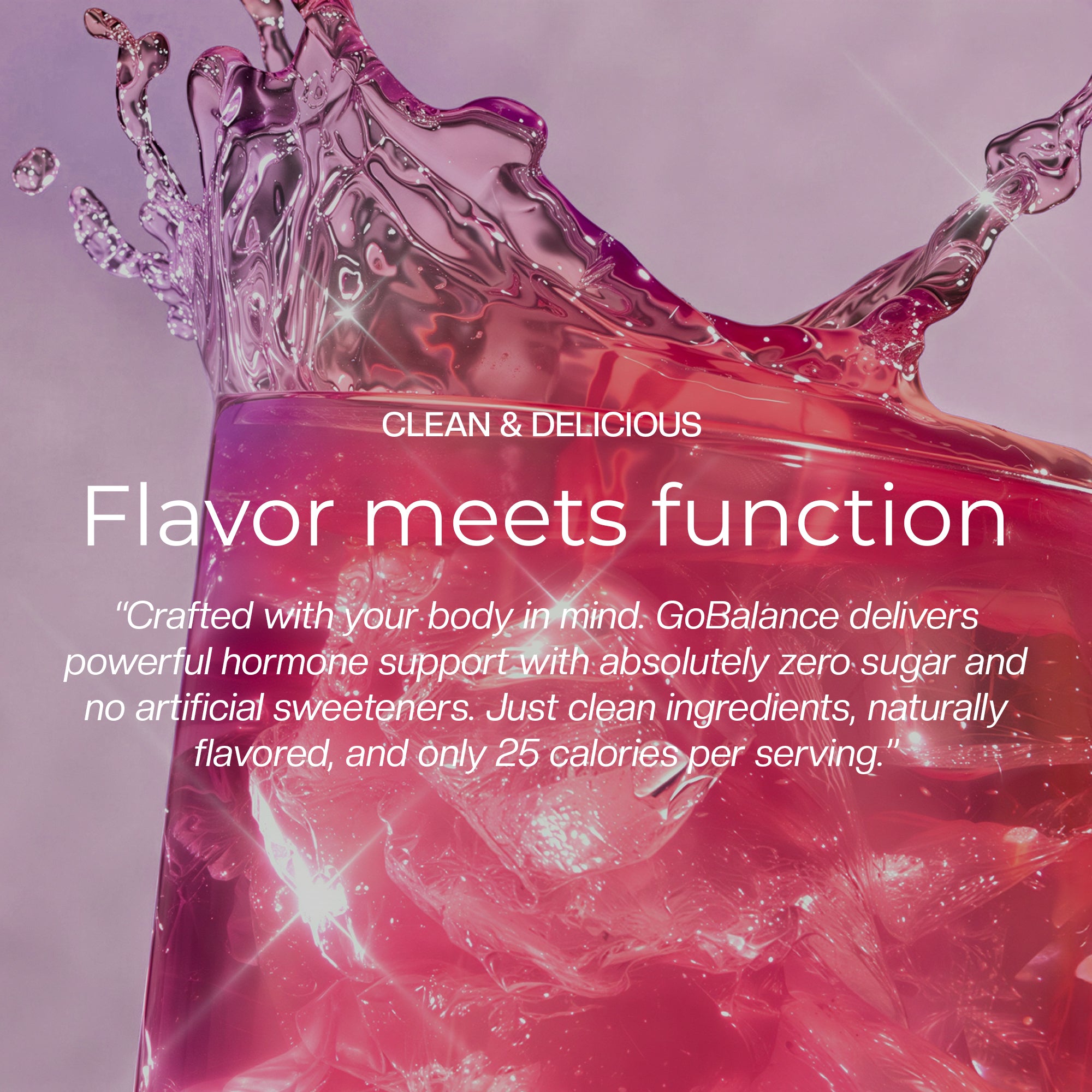 Nestrient GoBalance hormonal support drink mix in a colorful packet, featuring the product branding and ingredients details.