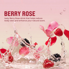 Nestrient GoAttract Feminine Balance Glow Drink Mix with Probiotics & Rose Extract – Berry Rose Flavor