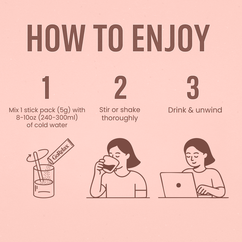 Vitamate GoRelax Powdered Zen Mix  hot chocolate