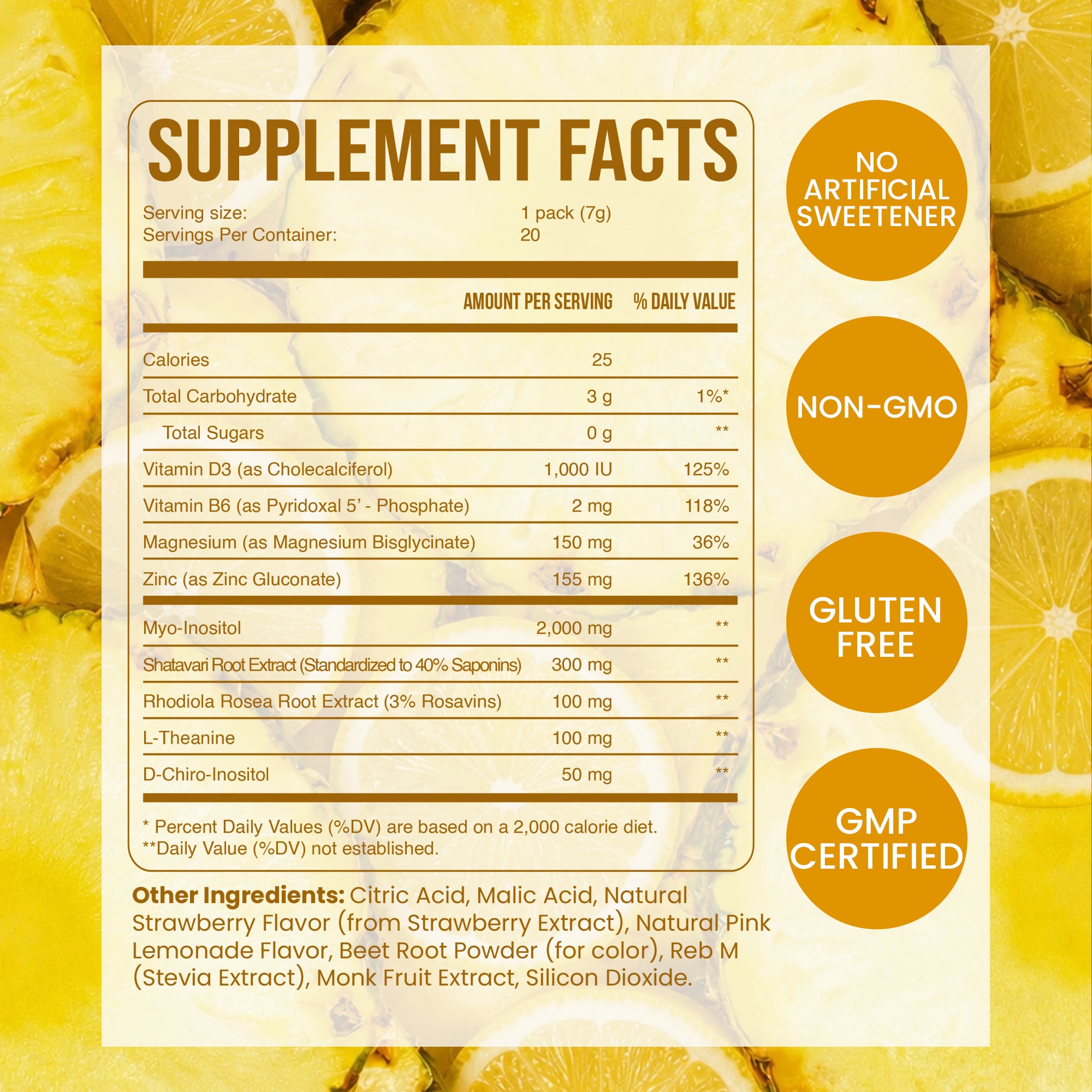 Nestrient GoBalance hormonal support drink mix in a colorful packet, designed to support hormonal balance and wellness.