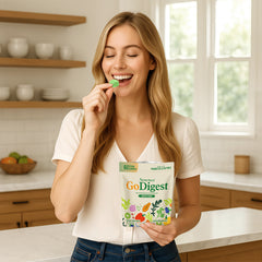 Nestrient GoDigest Probiotics & Enzymes Gummies – Matcha Flavor